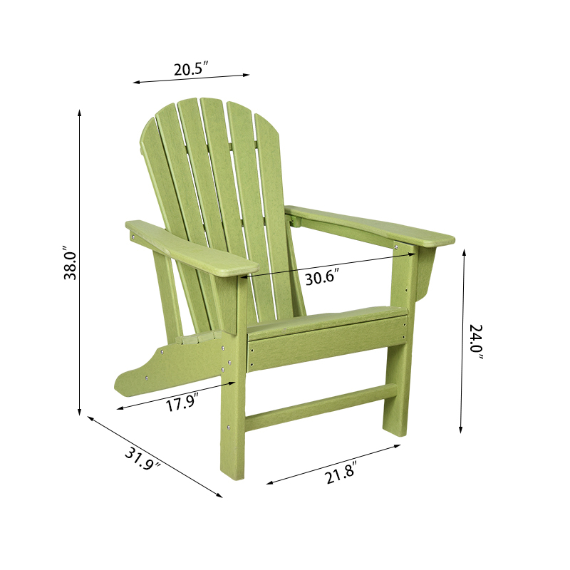 Stolička Adirondack Fix na opierku chrbta