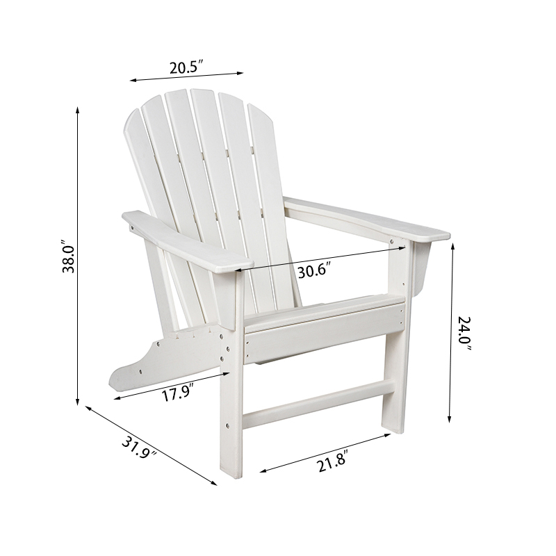 Stolička Adirondack Fix na opierku chrbta