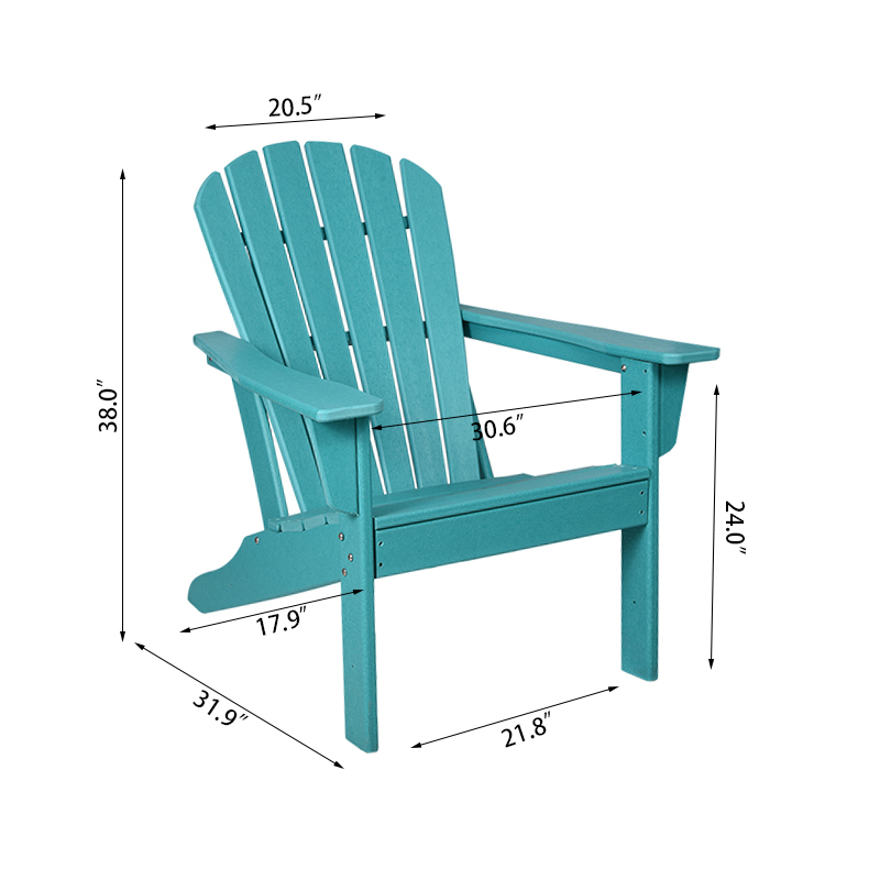 Stolička Adirondack Fix na opierku chrbta