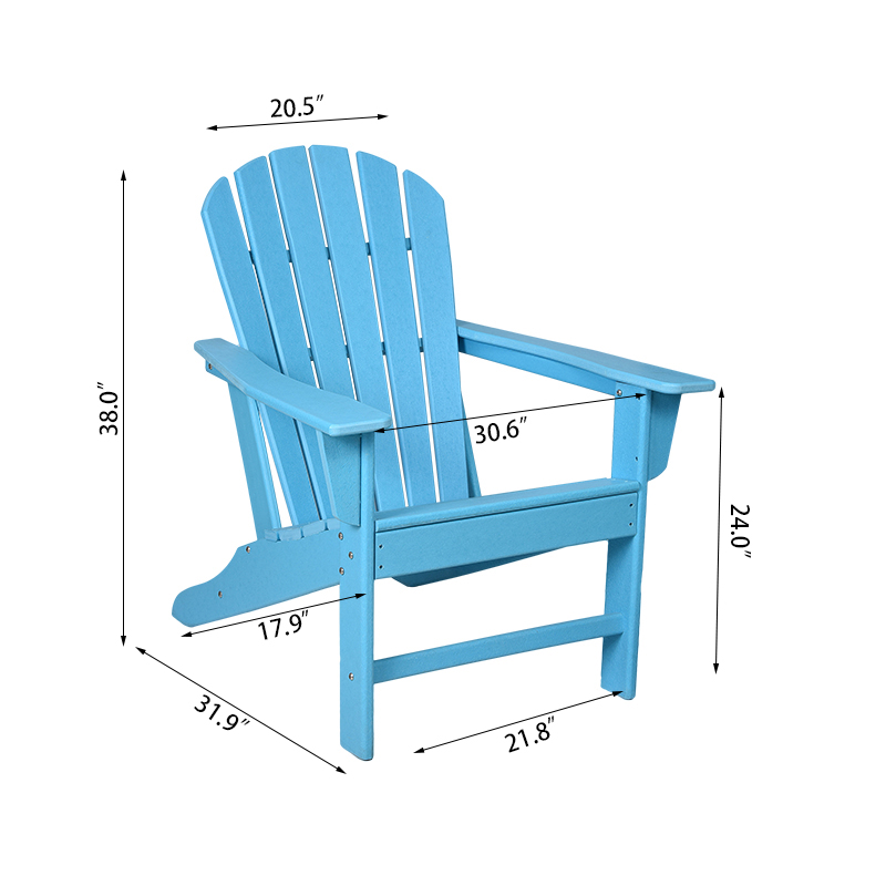 Stolička Adirondack Fix na opierku chrbta